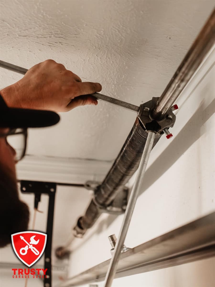 Emergency garage door spring repair in Dallas, TX
